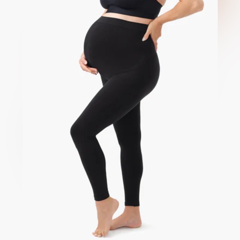 Maternity Leggings Over The Belly Maternity Yoga Pants sz L